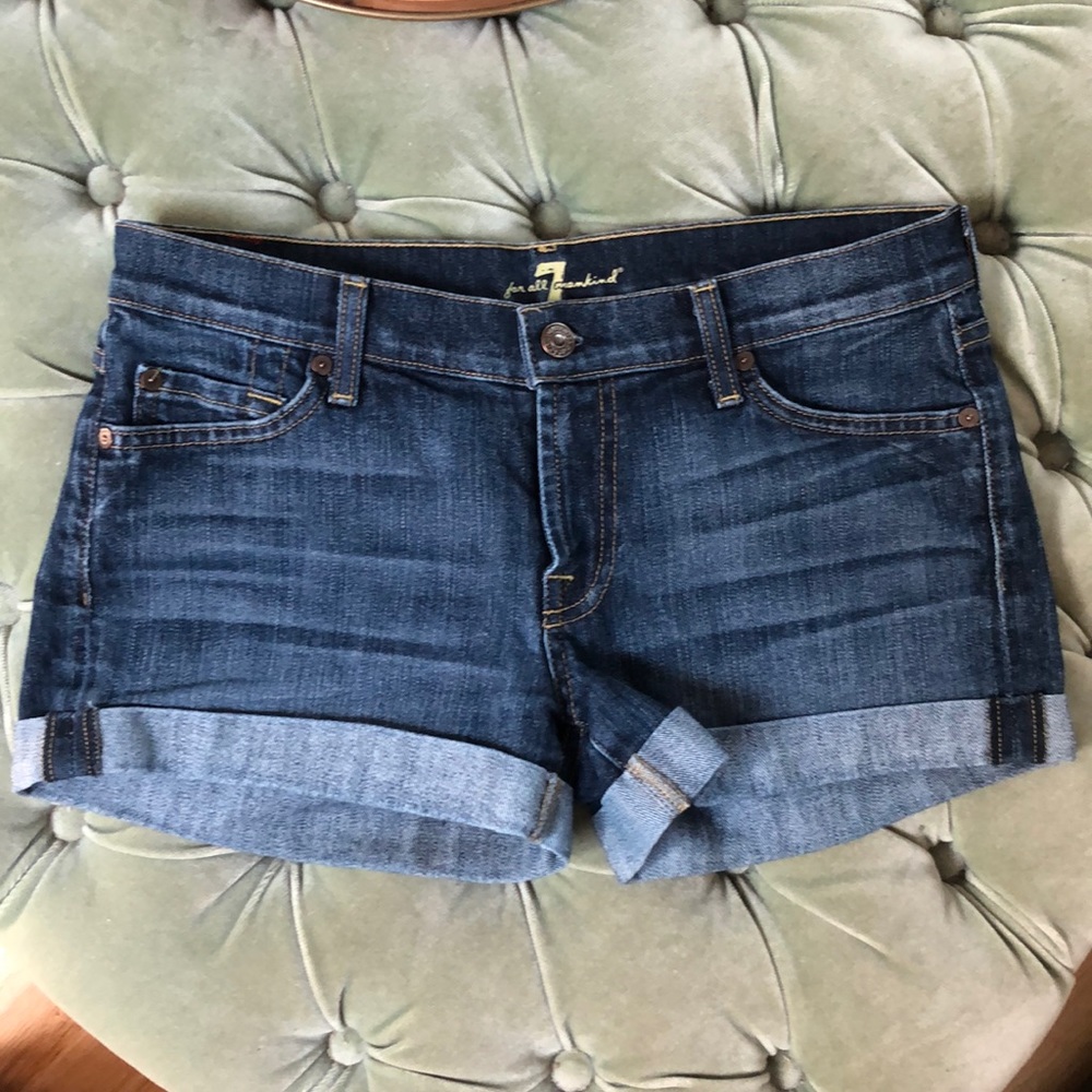 7 For All Mankind denim shorts